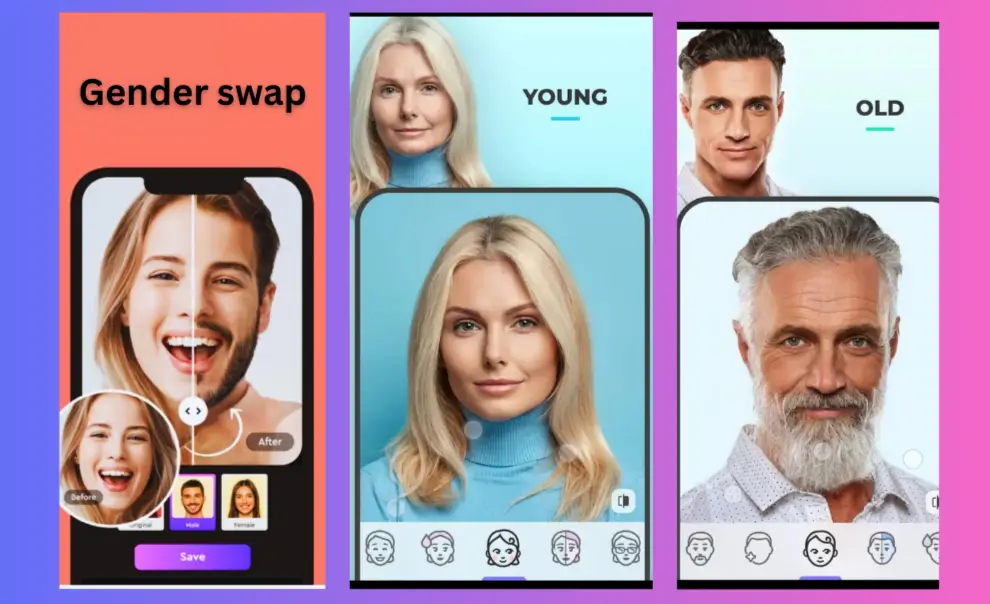 FaceApp Mod APK Gender swap and Age changer feature