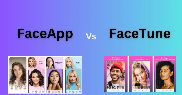 "FaceApp vs. FaceTune feature image showing key differences in photo editing tools"